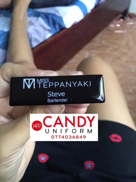 Bảng tên - Candy Uniform - Xưởng May Đồng Phục Hà Phong Phát